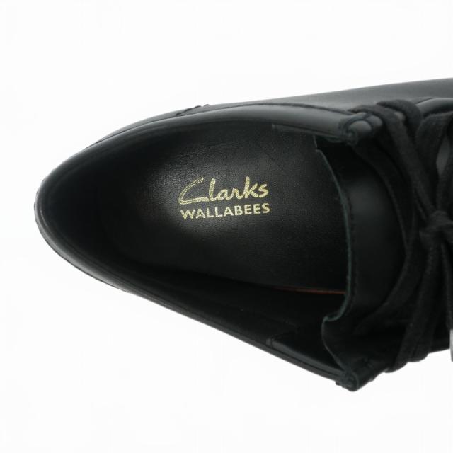【中古】クラークス Wallabee EVO WP ワラビーエヴォウォータープルーフ レザー カジュアルシューズ 靴 UK7/25.5cm_7