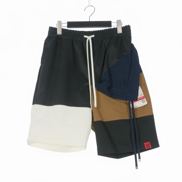【中古】未使用品 ミハラヤスヒロ MIHARA YASUHIRO 21SS Combined surf shorts サーフショーツ ショートパンツ 46