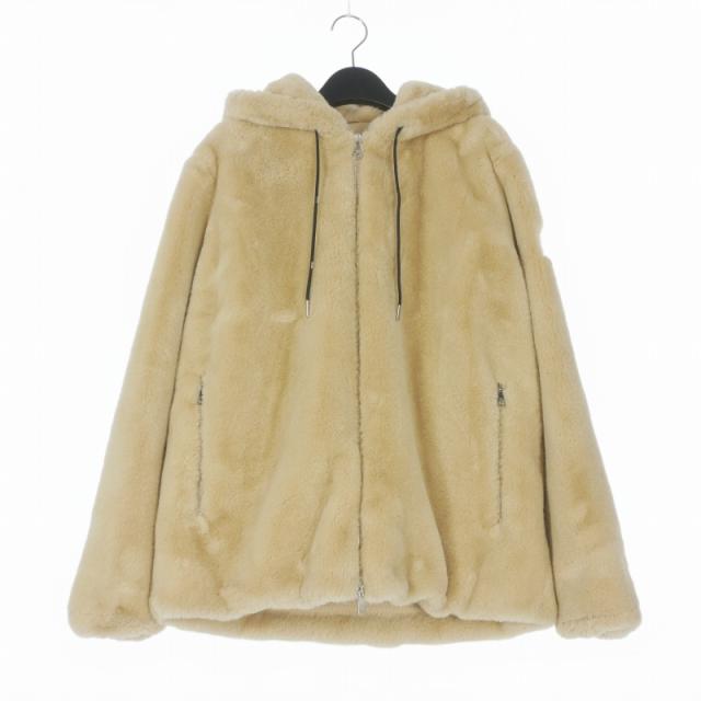 【中古】タトラス TATRAS 23AW BOMOS ボモス フーデッド ファージャケット ブルゾン 長袖 03 ベージュ MTAT23A4858-L