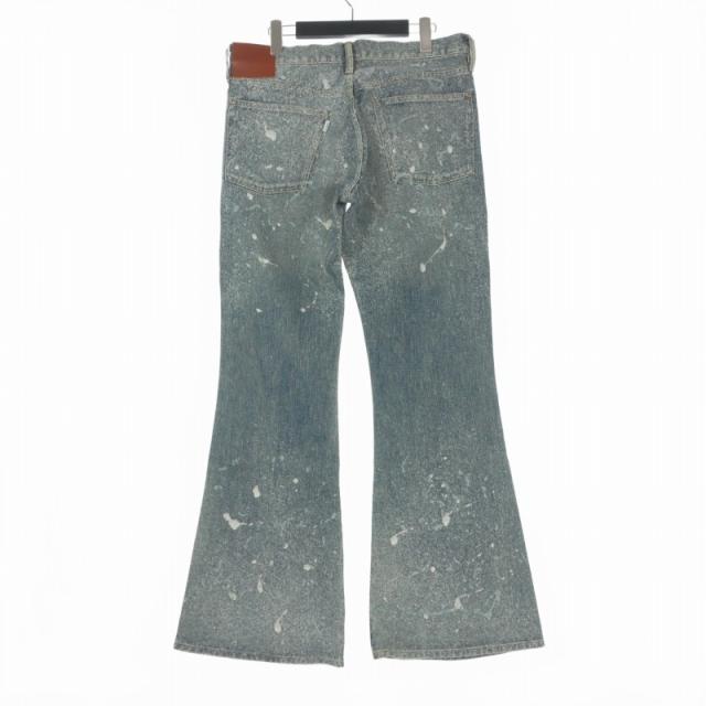 【中古】未使用品 シュガーヒル MOLDED DENIM TROUSERS FLAIRED CUT デニムパンツ ジーンズ 34 インディゴ 2411300416_1