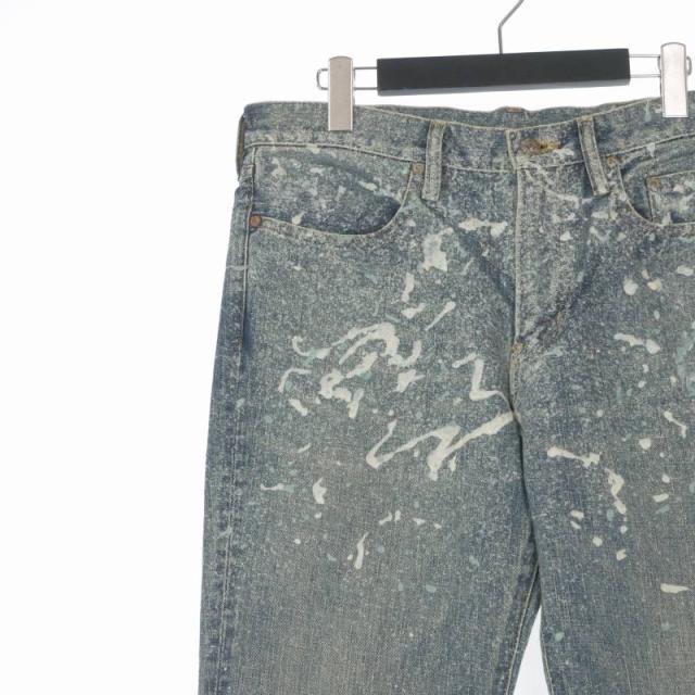 【中古】未使用品 シュガーヒル MOLDED DENIM TROUSERS FLAIRED CUT デニムパンツ ジーンズ 34 インディゴ 2411300416_2