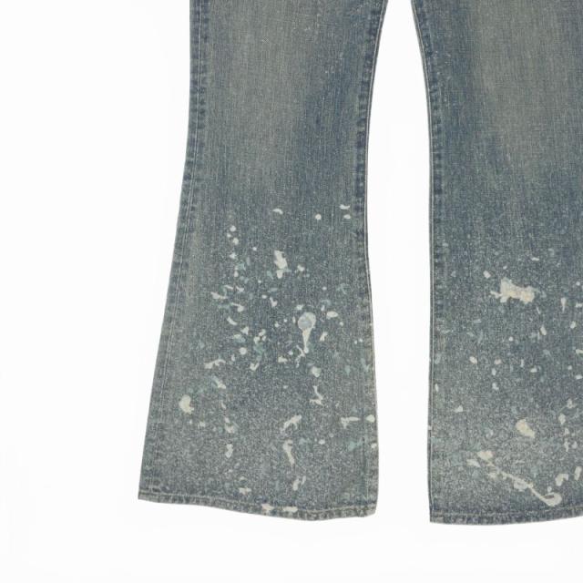 【中古】未使用品 シュガーヒル MOLDED DENIM TROUSERS FLAIRED CUT デニムパンツ ジーンズ 34 インディゴ 2411300416_3