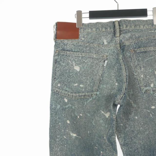 【中古】未使用品 シュガーヒル MOLDED DENIM TROUSERS FLAIRED CUT デニムパンツ ジーンズ 34 インディゴ 2411300416_4