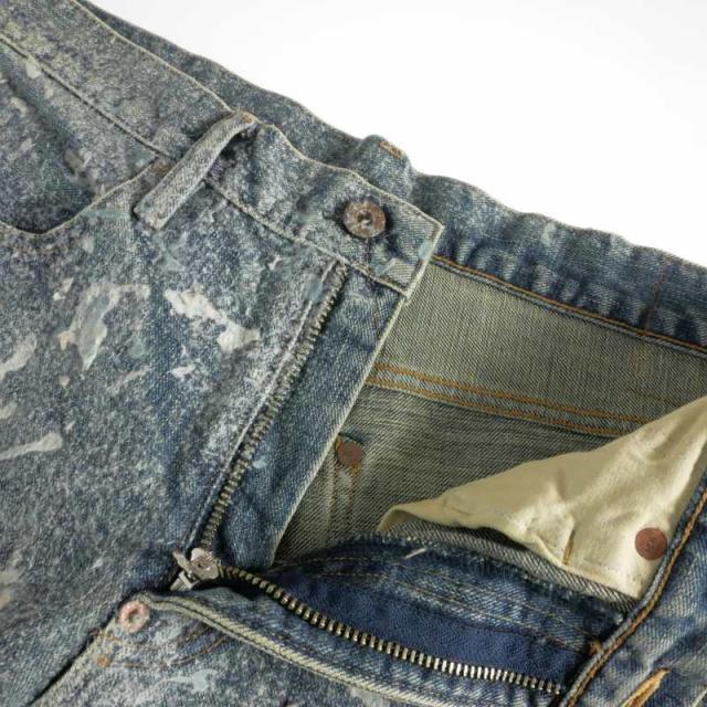 【中古】未使用品 シュガーヒル MOLDED DENIM TROUSERS FLAIRED CUT デニムパンツ ジーンズ 34 インディゴ 2411300416_6