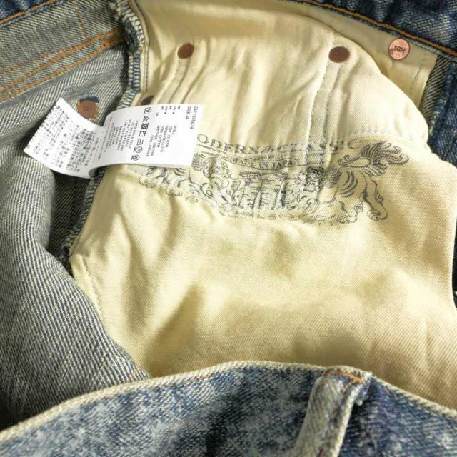 【中古】未使用品 シュガーヒル MOLDED DENIM TROUSERS FLAIRED CUT デニムパンツ ジーンズ 34 インディゴ 2411300416_7