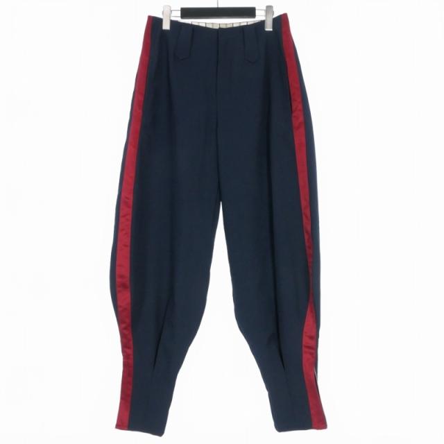 【中古】メグミウラ Bontan Line Pants サイドライン トラックパンツ スラックス 42 ネイビー 紺 MM-WD25SS-PT2522