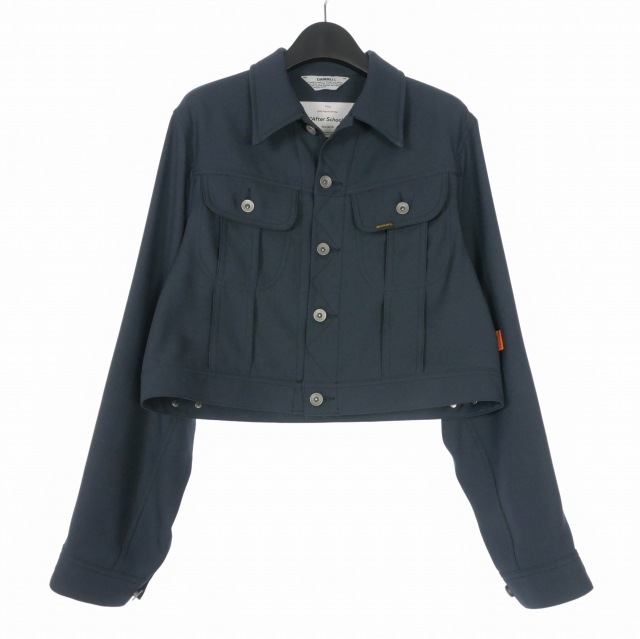 【中古】ダイリク DAIRIKU 22AW MID1 ”Regular” Polyester Jacket レギュラーポリエステルジャケット L ネイビー