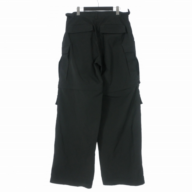 【中古】バレンシアガ BALENCIAGA 24SS Unity Sports Icon Light Cargo Pants カーゴパンツ ワークパンツ S ブラック_1