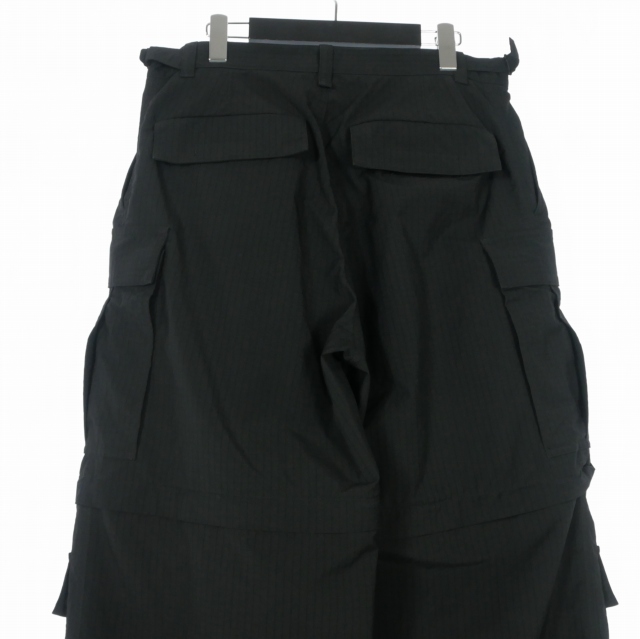 【中古】バレンシアガ BALENCIAGA 24SS Unity Sports Icon Light Cargo Pants カーゴパンツ ワークパンツ S ブラック_5