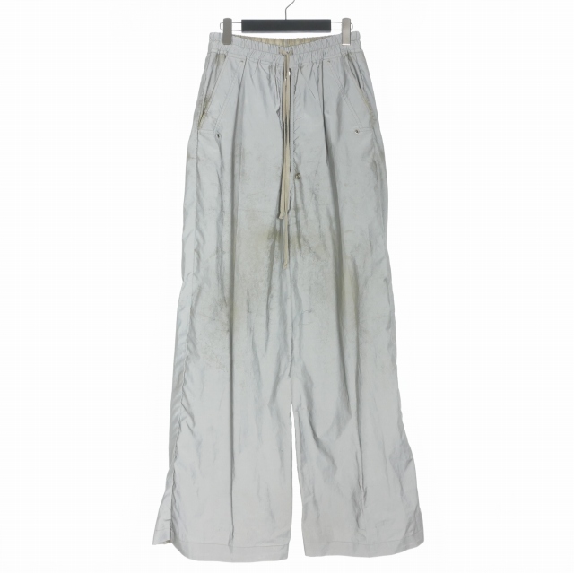【中古】リックオウエンス Rick Owens 22AW GETH BELAS ゲスベラ ドローストリングパンツ ワイドパンツ 44 グレー