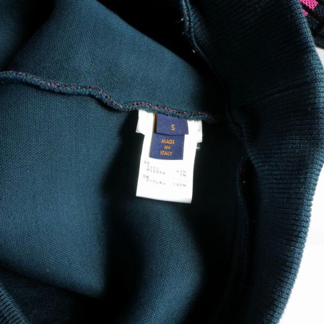 【中古】ルイヴィトン LOUIS VUITTON 21SS モノグラムジャガード スウェットシャツ トレーナー S ブルー/グレー/ピンク