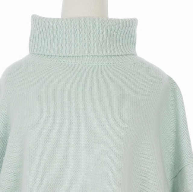中古】エブール ebure カシミヤ ハイネックニット セーター 長袖 FREE