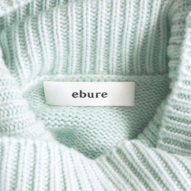 中古】エブール ebure カシミヤ ハイネックニット セーター 長袖 FREE