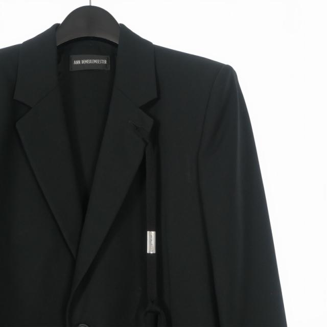 【中古】未使用品 アンドゥムルメステール 24SS SERGE テーラードジャケット ブレザー 長袖 48 ブラック 黒_2