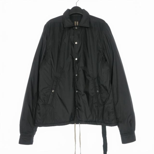 【中古】ダークシャドウ RICK OWENS 21AW Woven Padded Snapfront Jacket 中綿 コーチジャケット ブルゾン 長袖 M