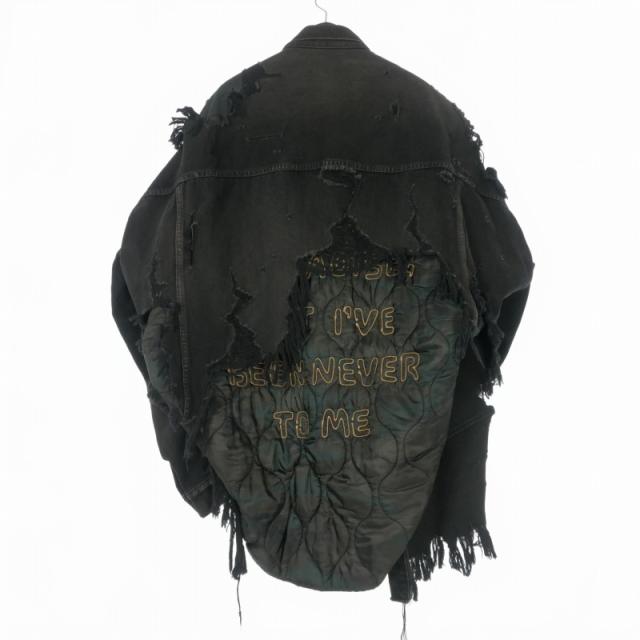 【中古】ミハラヤスヒロ 25AW DOUBLE LAYERED DENIM JACKET ダブルレイヤード デニムジャケット ブルゾン 長袖 46_1