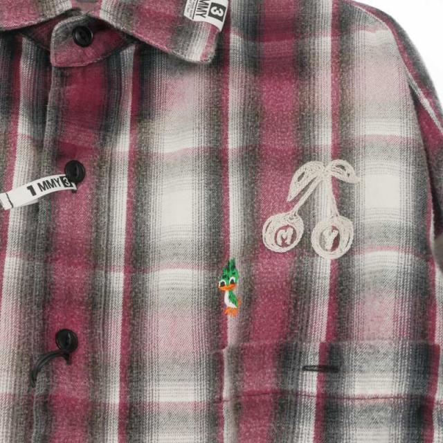 【中古】ミハラヤスヒロ MIHARA YASUHIRO 25AW Vintage Like Check L/S Shirts ヴィンテージライク チェックシャツ