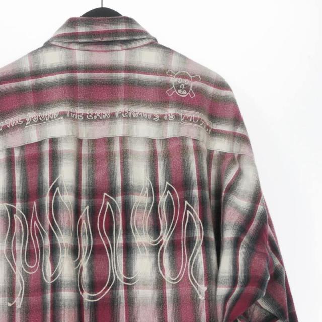 【中古】ミハラヤスヒロ MIHARA YASUHIRO 25AW Vintage Like Check L/S Shirts ヴィンテージライク チェックシャツ