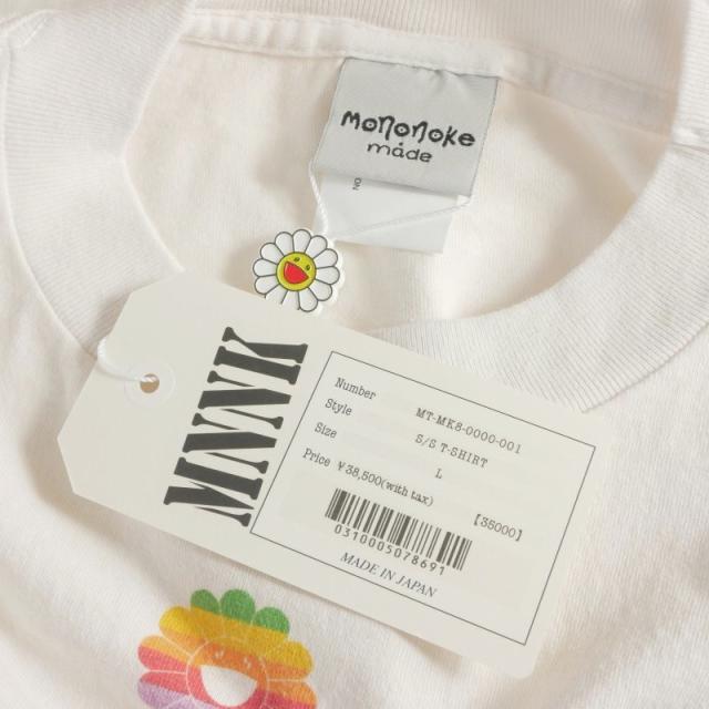 【中古】未使用品 モノノケ・メイド mononoke・made 26SS S/S T-SHIRT_MNNK Tシャツ カットソー 半袖 L ホワイト 白_6