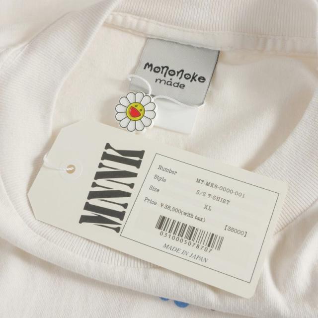 【中古】モノノケ・メイド 26SS S/S T-SHIRT_MNNK Tシャツ カットソー 半袖 XL ホワイト 白 MT-MK8-0000-001 メンズ_6