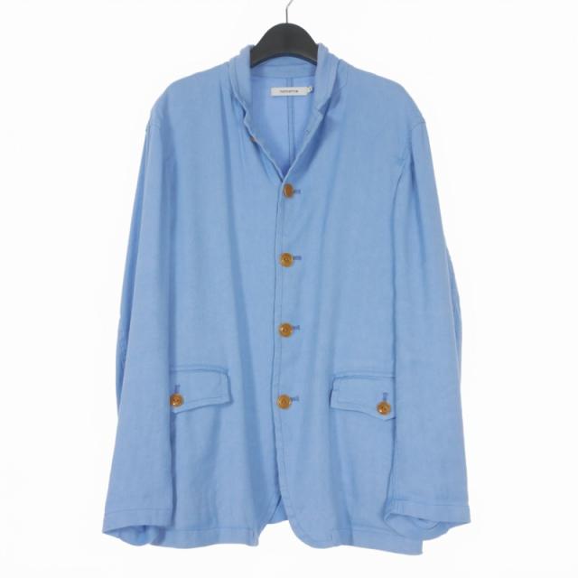 【中古】ノンネイティブ 25SS OFFICER 5B JACKET Li/Ac TWILL ワーク テーラードジャケット ブレザー 長袖 1 ブルー