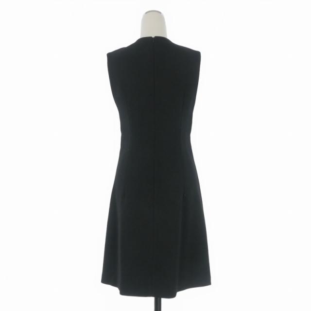 【中古】ピンコ PINKO MISURARE ワンピース ドレス 装飾 ノースリーブ 38 ブラック 黒 1G14EY-7642 国内正規_1