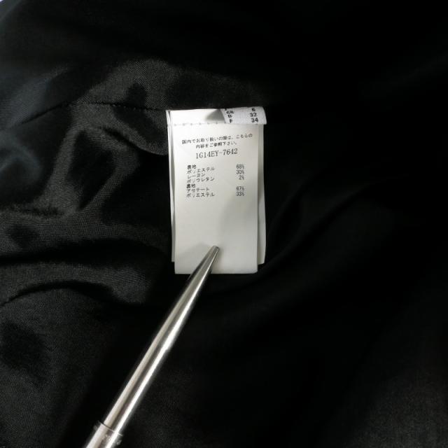 【中古】ピンコ PINKO MISURARE ワンピース ドレス 装飾 ノースリーブ 38 ブラック 黒 1G14EY-7642 国内正規_7