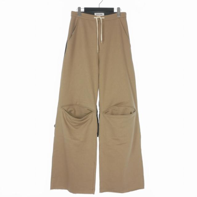 【中古】未使用品 ケイスケヨシダ KEISUKE YOSHIDA 17th spring jogger スウェットパンツ ドッキング L ベージュ