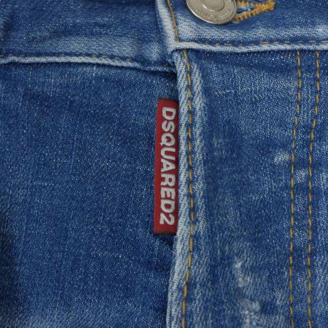 【中古】未使用品 ディースクエアード 25SS Track Denim Pant トラック デニムパンツ ジーンズ 46 インディゴ