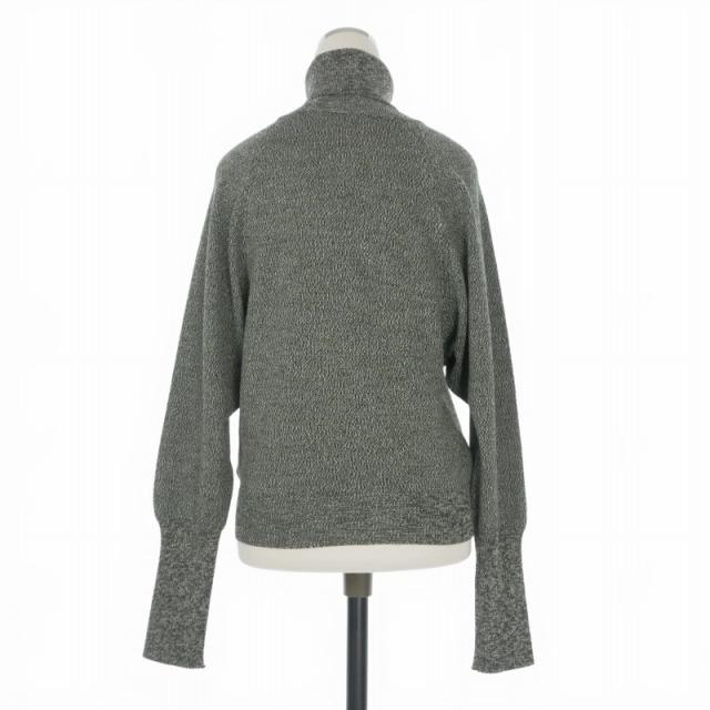 【中古】マルニ MARNI 22AW タートルネック ミックス ニット セーター 長袖 42 グリーン 緑 DVMD144Q0 国内正規_1