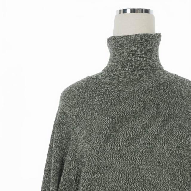 【中古】マルニ MARNI 22AW タートルネック ミックス ニット セーター 長袖 42 グリーン 緑 DVMD144Q0 国内正規_2