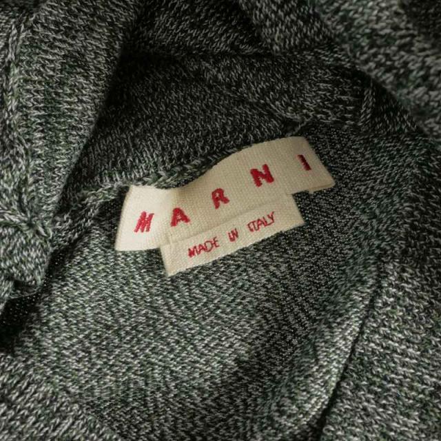 【中古】マルニ MARNI 22AW タートルネック ミックス ニット セーター 長袖 42 グリーン 緑 DVMD144Q0 国内正規_5