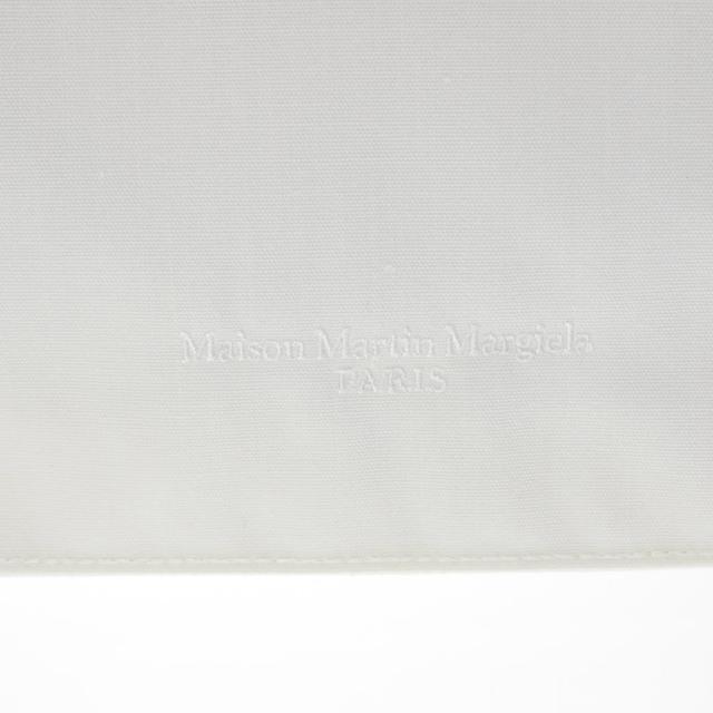 【中古】メゾンマルジェラ Maison Margiela 13 ロゴタイプ刺しゅう クラッチペダル御徒面子 二つ目御徒面子 鞄 白いこと 白 レディース