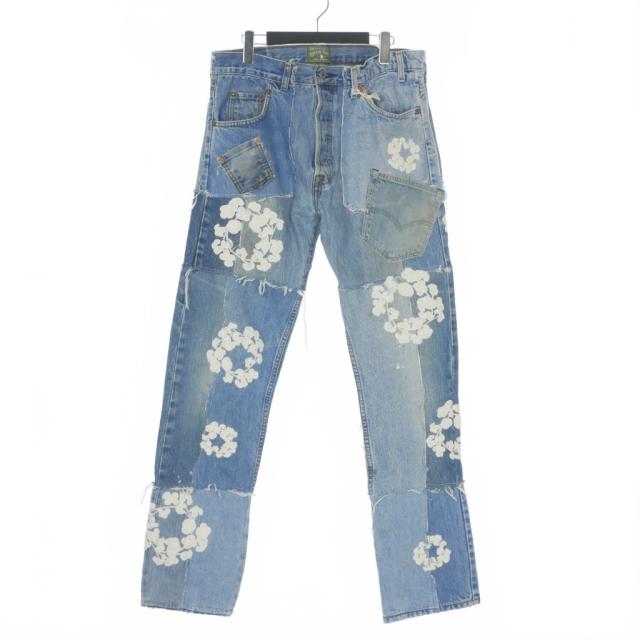 【中古】未使用品 デニムティアーズ DENIM TEARS ×Levi's 25AW MVP PatchworkDenimPant パッチワークデニムパンツ FW25BPO1218 メンズ