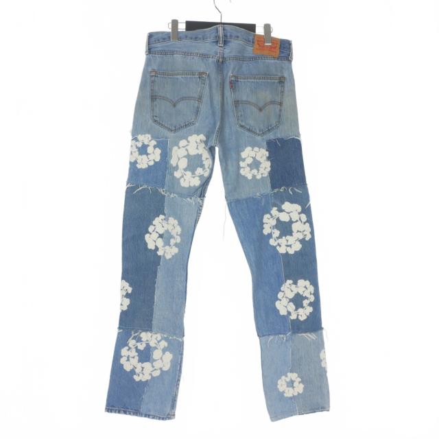 【中古】未使用品 デニムティアーズ DENIM TEARS ×Levi's 25AW MVP PatchworkDenimPant パッチワークデニムパンツ FW25BPO1218 メンズ