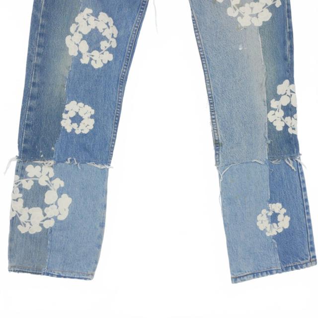 【中古】未使用品 デニムティアーズ DENIM TEARS ×Levi's 25AW MVP PatchworkDenimPant パッチワークデニムパンツ FW25BPO1218 メンズ