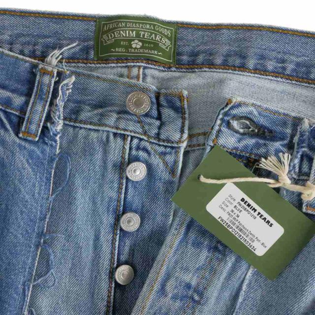 【中古】未使用品 デニムティアーズ DENIM TEARS ×Levi's 25AW MVP PatchworkDenimPant パッチワークデニムパンツ FW25BPO1218 メンズ