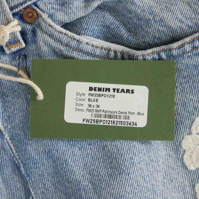 【中古】未使用品 デニムティアーズ DENIM TEARS ×Levi's 25AW MVP PatchworkDenimPant パッチワークデニムパンツ FW25BPO1218 メンズ