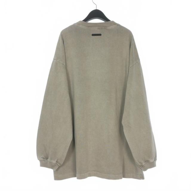 【中古】未使用品 エフオージー エッセンシャルズ FOG ESSENTIALS TRAINING 90'S Long Sleeve Tee XS ベージュ メンズ_1