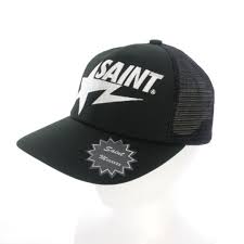 【中古】未使用品 セントマイケル SAINTMICHAEL × A BATHNIG APE 26SS BAPE_MESH CAP ロゴ メッシュキャップ SM-MK3-0000-C59 メンズ
