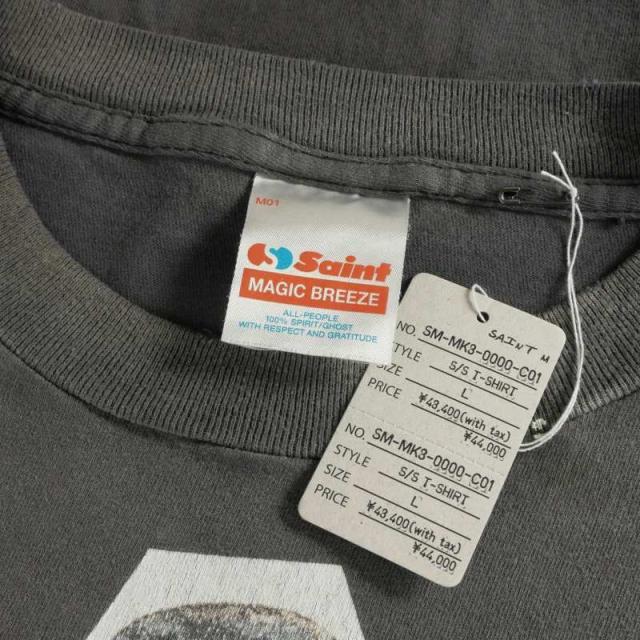 【中古】未使用品 セントマイケル SAINTMICHAEL 26SS JR_SS T-SHIRT VOTE F LIGHT プリントTシャツ カットソー L_5