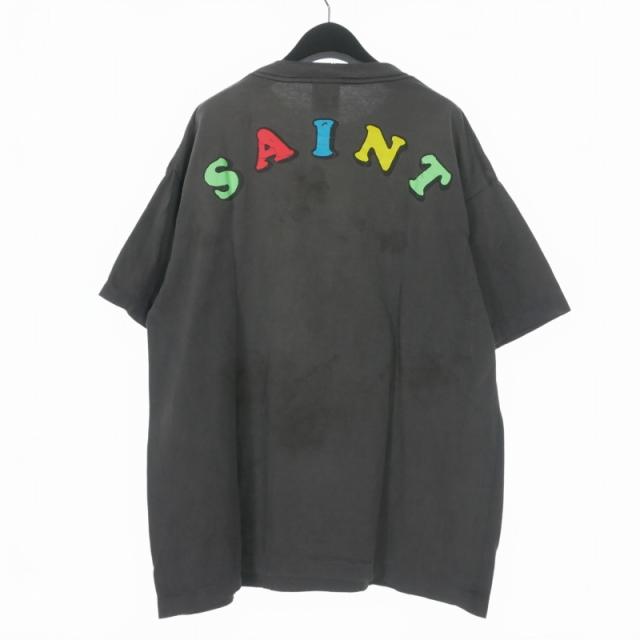 【中古】未使用品 セントマイケル SAINTMICHAEL 26SS JR_SS T-SHIRT VOTE F LIGHT プリントTシャツ カットソー XL_1