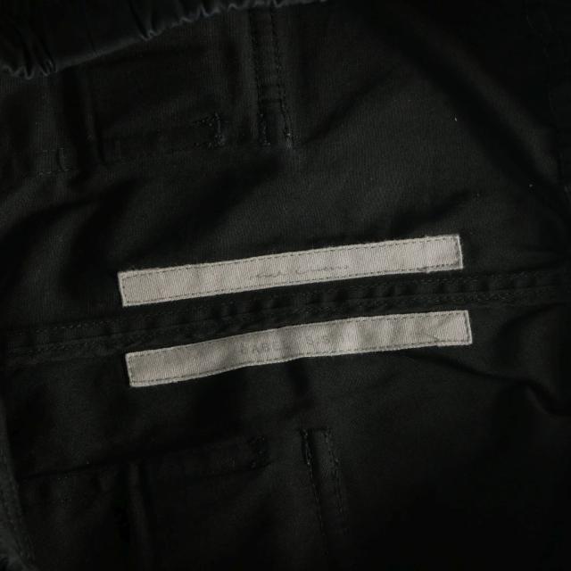 【中古】リックオウエンス Rick Owens 19SS アステア クロップドパンツ ドローストリング パンツ 48 黒 ブラック_4