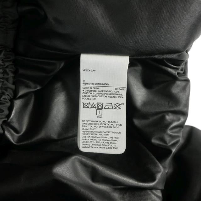 【中古】イージーギャップ YEEZY GAP ROUND JACKET ラウンドジャケット 中綿 ブルゾン M 黒 ブラック メンズ_6