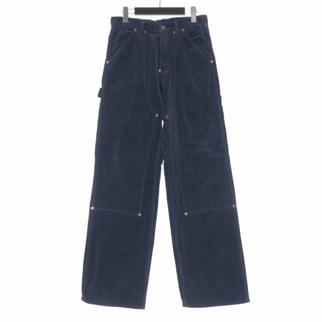【中古】未使用品 シュガーヒル SUGARHILL CORDUROY PAINTER TROUSERS コーデュロイペインターパンツ 30 ネイビー 紺