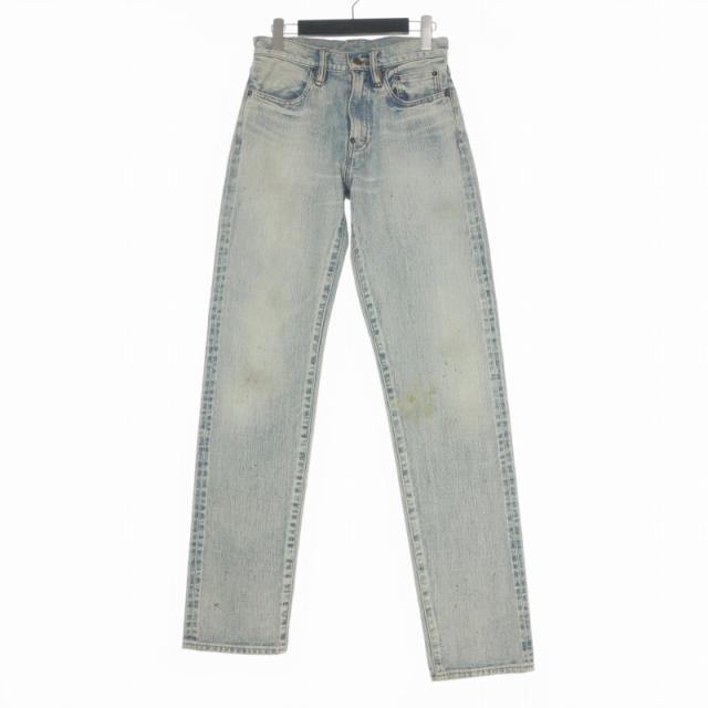 【中古】シュガーヒル 23AW フェード加工 ストレートデニムパンツ ジーンズ 28 インディゴ 23AWPT06 メンズ