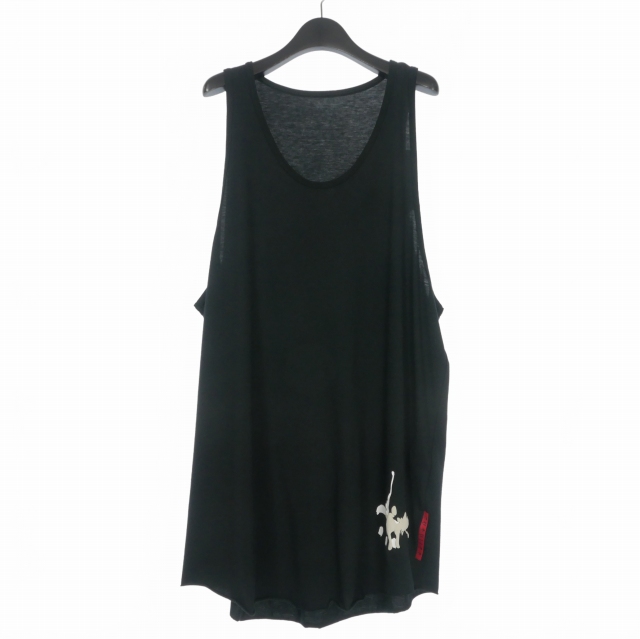 【中古】カタリスト CVTVLIST ロゴプリント タンクトップノースリーブ ロング 0 ブラック 黒 2501050305 メンズ
