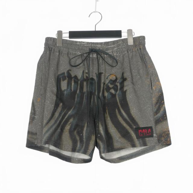 【中古】カタリスト CVTVLIST Marble Drip Shorts マーブル ドリップ ショーツ ショートパンツ 2 グレー 2301040402