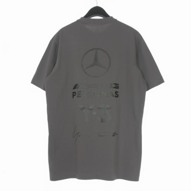 【中古】未使用品 ワイスリー Y-3 ヨウジヤマモト × MERCEDES 26SS F1 LOGO メルセデス Tシャツ カットソー 半袖 L