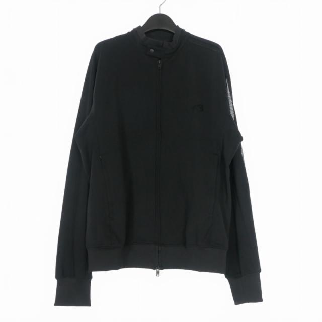 【中古】未使用品 ワイスリー Y-3 ヨウジヤマモト 25SS M 3S TT トラックジャケット ブルゾン M ブラック 黒 JN4988